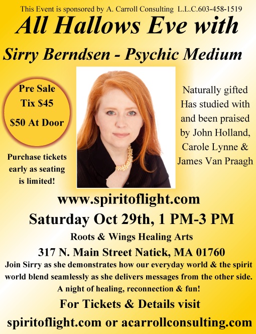 All Hallows Eve with Sirry Berndsen - Psychic Medium