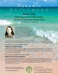 Charles Ridley  | Dynamic Stillness workshop instructor, natick, ma
