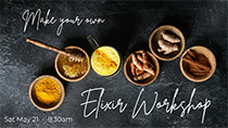 Make Your Own Elixirs Workshop , Roots & Wings, events, workshops, yoga studio, Natick, MA