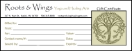 gift certificates | products, good for the body and soul, yoga studio